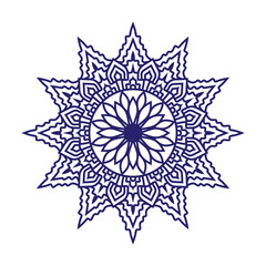 Luxury golden islamic mandala design