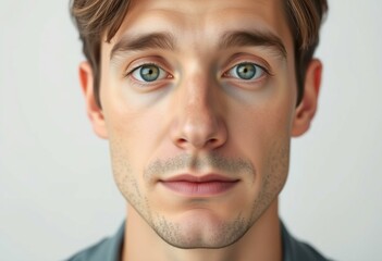 Fototapeta premium Male portrait with prominent nose