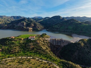 Panor&aacute;mica de la Presa de Casasola