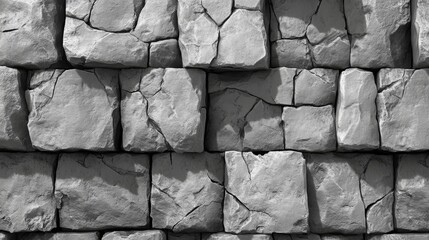 Gray Stone Wall Texture - A Detailed Architectural Background
