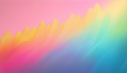 abstract pastel rainbow gradient fading on pale pink heritage