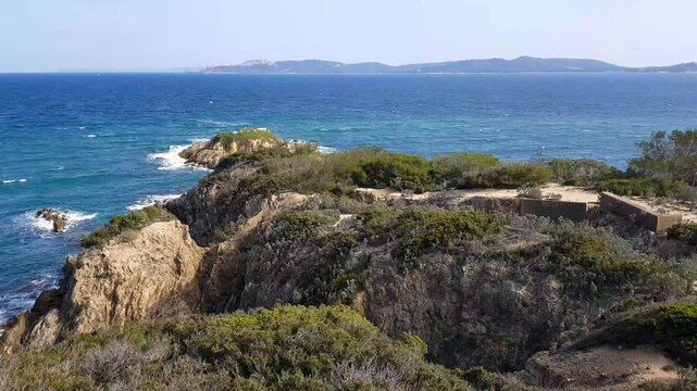 Giens Peninsula and the Ribaud islands, Hyeres, France