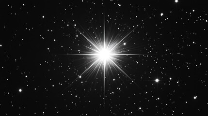 Fototapeta premium Galactic Nebula with Bright Stars