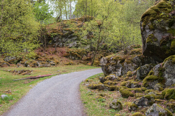 Trail path - Exploring Jotunheimen National Park in Norway – nice Hiking Trails and Mountain Landscapes