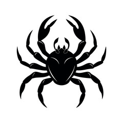 Creative Spider Crab Silhouette Vectors for Branding