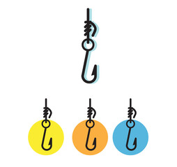 Fish Hook as Bait - Stock Icon