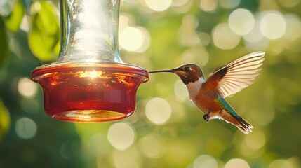 Ruby-Throated Hummingbird: A Flash of Color
