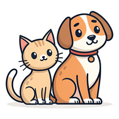puppy and cat