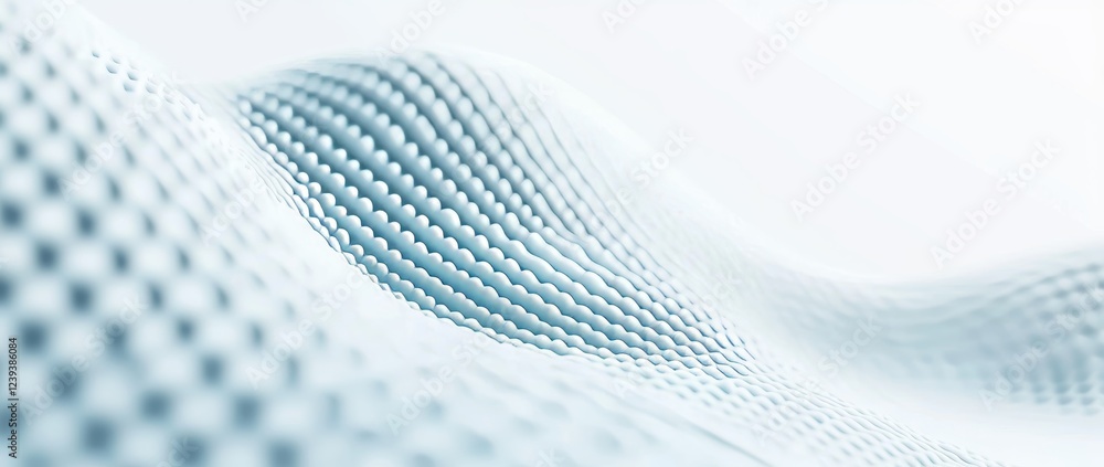 Poster network technology scene featuring dots and lines for a desktop