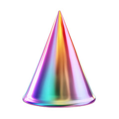 Isolated Holographic Spectrum Party Hat
