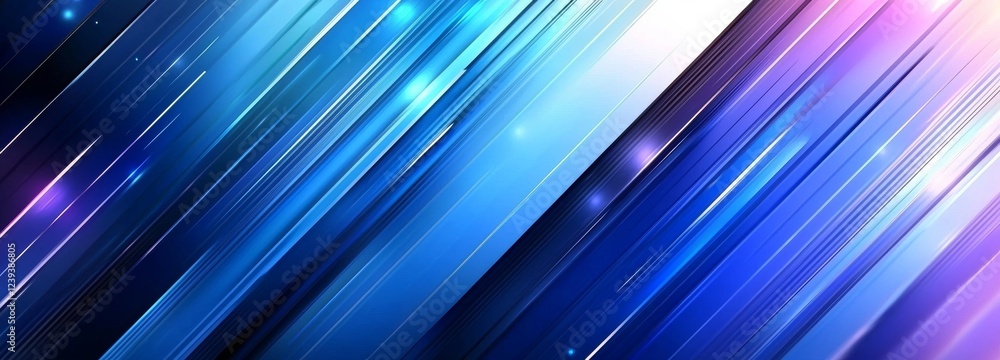 Aufkleber abstract hi-tech digital web horizontal banner with a blank template for text, showcasing colorful g