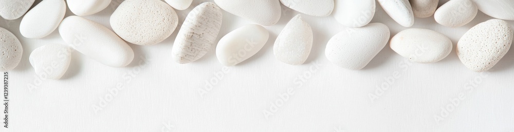Poster daytime scene landscape element for 3d architectural visualization. ground river pebble isolated on 
