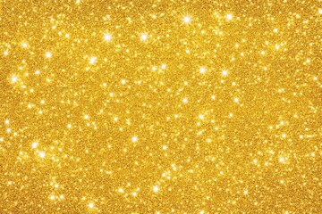 Golden Glitter Texture Background - Sparkling gold glitter background, perfect for festive designs, celebrations, and luxurious projects.  Shimmering texture.