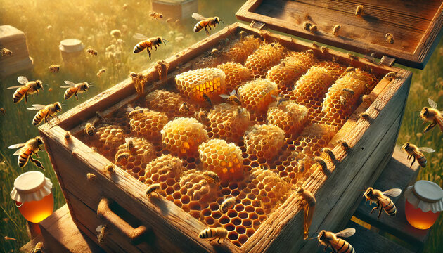 Beehive with Vertical Frames