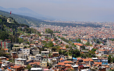 A panorama view from Manisa, Turkey