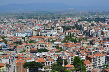 Fototapeta premium A panorama view from Manisa, Turkey