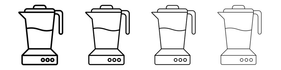 Blender icon Flat illustration sign