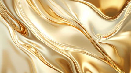 Obraz premium Gold foil with glass texture background, raster image. Material Texture. Illustration
