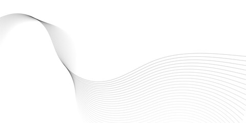 Abstract wavy grey blend technology liens background. Digital frequency track equalizer. Abstract frequency sound wave lines and twisted curve lines background. Banner design background.