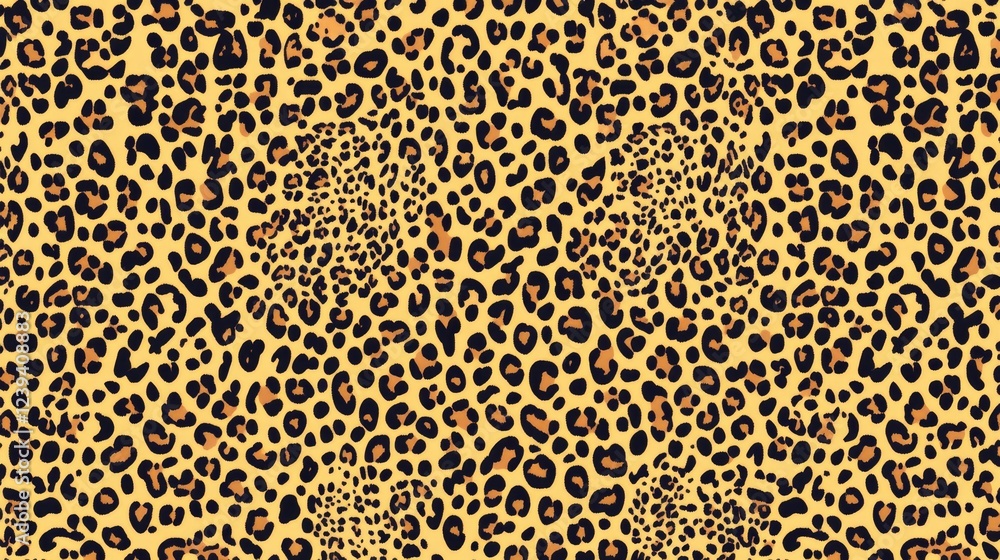 Poster safari-inspired cheetah print background with irregular and intricate spots for a distinctive look.