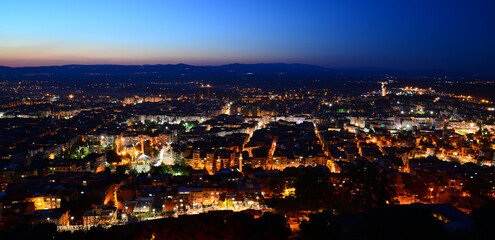 A panorama view from Manisa, Turkey