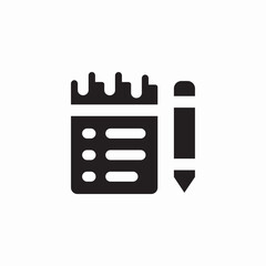 notes set icon sign vector