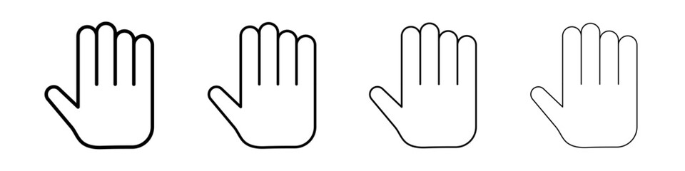 Dj icon linear logo isolated
