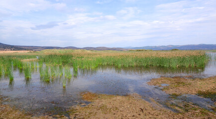 Marmara Lake in Manisa, Turkey.