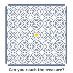 Maze puzzle, vector illustration