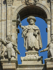 Fototapeta premium Cathedral Basilica in Santiago de Compostela