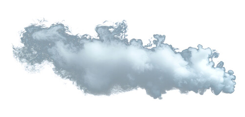 Obraz premium PNG White smoke background black white.
