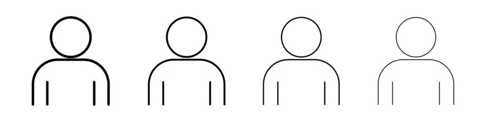 Individual icon Outline sign symbol set