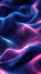 Obraz premium Abstract Digital Technology Background with Glowing Lines.