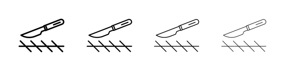 surgery icon Flat illustration sign