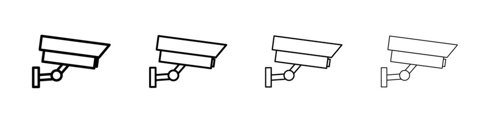 surveillance icon Flat illustration sign