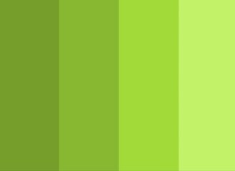 Fototapeta premium Green tone from dark to light . Matcha green green color palette set