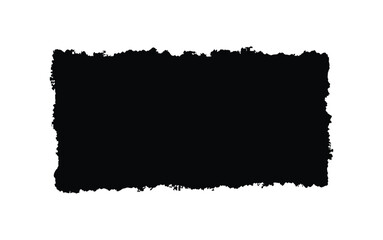 Grunge textured banner with rough edges. Halftone dots texture. Overlay grunge texture 