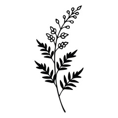 Naklejka premium A tree with leaves vactor illustration