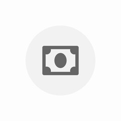 paper cash icon sign vector