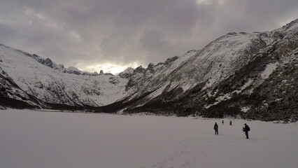 Imagen tomada en la Laguna Esmeralda, ushuaia, Argentina