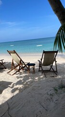 chairs on the beach