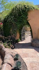 entrance to the garden