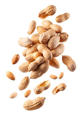 Obraz premium almonds isolated on white background