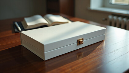 Organize with Class: Filing Box on Desk