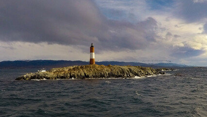 Image captured in Argentine Patagonia near Ushuaia, across the Beagle Channel. The landscapes are...