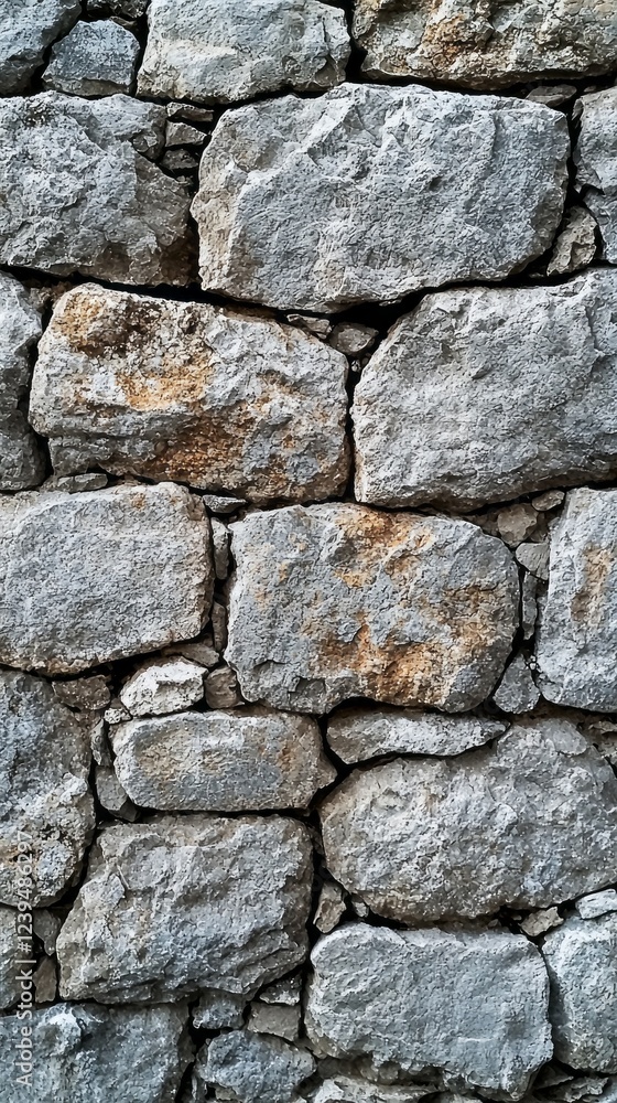 Poster This captivating natural stone texture reveals a stunning array of light gray hues, emphasizing the unique shapes and surfaces formed over time