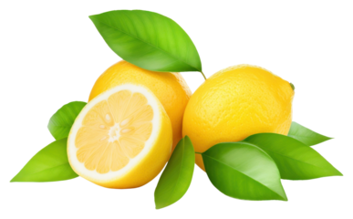 PNG Lemon citrus fruit grapefruit plant green.