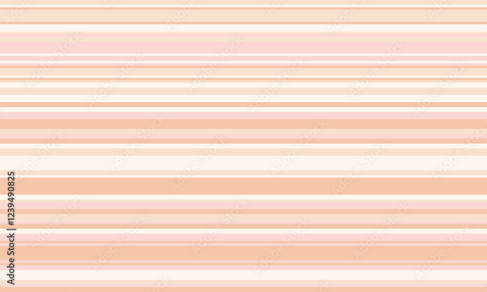 Aufkleber geometric stripes seamless vector pattern with horizontal lines in varied colours, creating an abstr