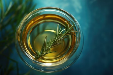 tea infused with rosemary