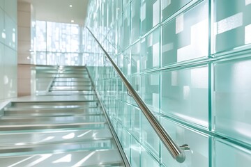 Obraz premium Tempered float glass sheets for making PVC windows and doors
